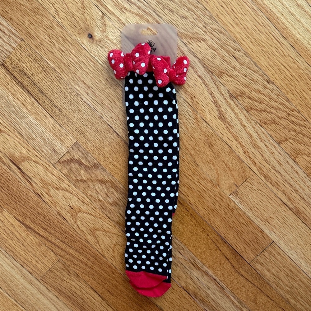 NWT - Minnie Mouse Inspired Socks - Picture 1 of 4